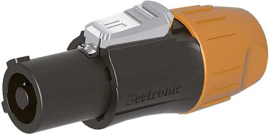 Seetronic Plug Speakon male Black (SAC3FCB-N-W)