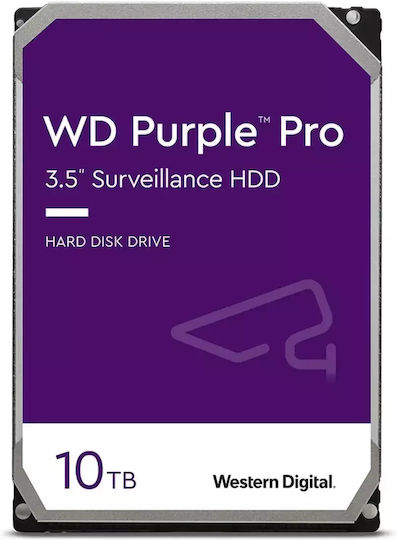 Western Digital PurpleRZ 10TB HDD Festplatte 3.5" SATA III 5400Umdrehungen pro Minute mit 256MB Cache für Blockflöte / NAS WD100PURZ