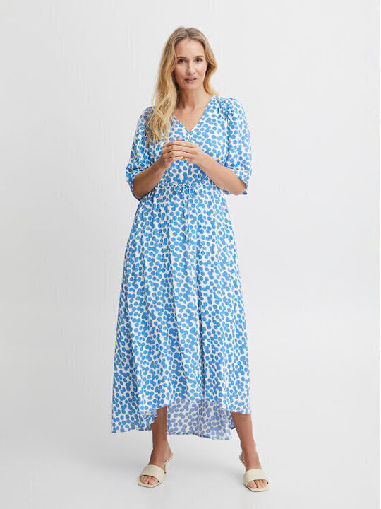 Midi Damenkleid Blau