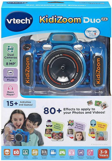 Vtech Kidizoom Duo FX Παιδική Φωτογραφική Μηχανή 8MP Μπλε