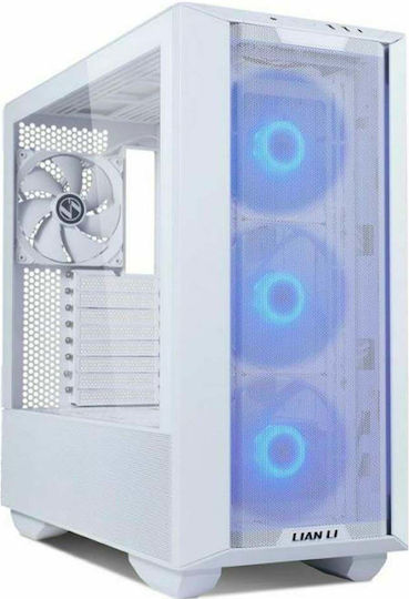 Lian Li LANCOOL III Gaming Midi Tower Κουτί Υπολογιστή με RGB Φωτισμό Λευκό