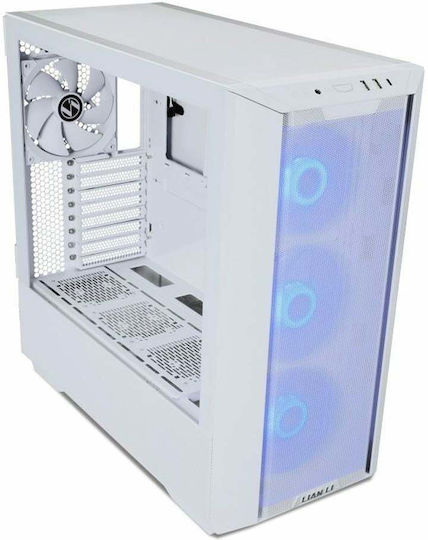Lian Li LANCOOL III Gaming Midi Tower Κουτί Υπολογιστή με RGB Φωτισμό Λευκό