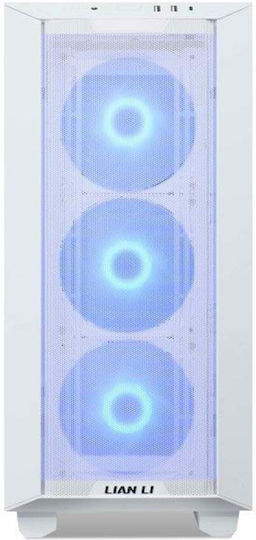 Lian Li LANCOOL III Gaming Midi Tower Κουτί Υπολογιστή με RGB Φωτισμό Λευκό