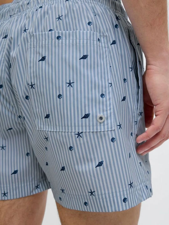 Ανδρικό Μαγιό Σορτς CASHMERE BLUE με Ρίγες