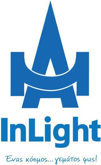 Inlight Διακοσμητικό Φωτιστικό LED Ρυθμιζόμενο Λευκό 15εκ.
