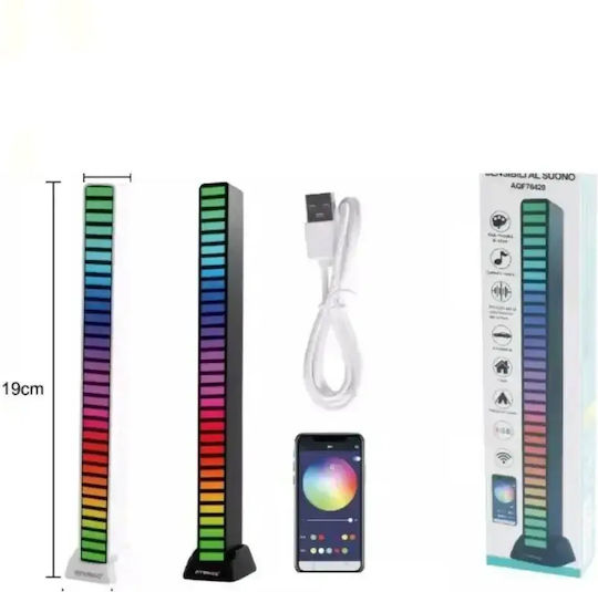 Arrango Smart Διακοσμητικό Φωτιστικό LED 2.9x1.7x19εκ.