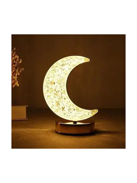 Arrango Dekorative Lampe Mondlicht Weiß