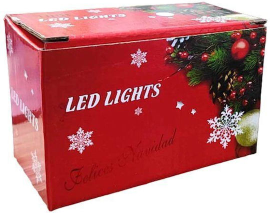 192 LED-Lichter 3 m x 200 cm Warmweiß, Netztyp