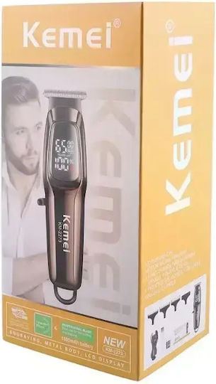 Kemei Professional Rechargeable Hair Clipper Black KM-2273