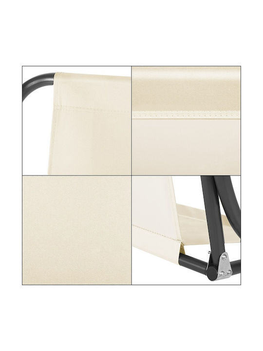 Liegenbezug aus Schiffstuch Beige 100x130cm.