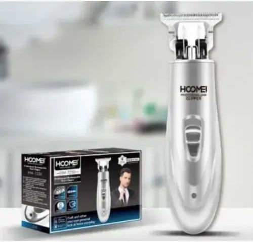 Hoomei Επαναφορτιζόμενη Κουρευτική Μηχανή Ασημί HM-7258