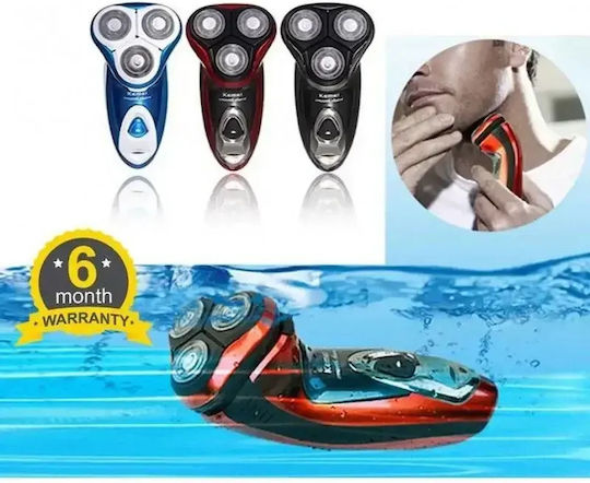 Kemei KM-5880 Rotating Electric Shaver Face Rechargeable