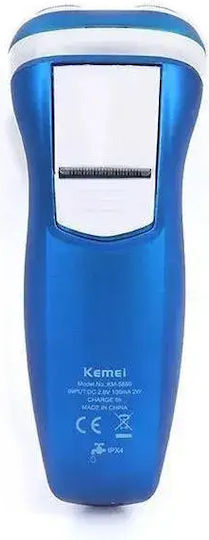 Kemei KM-5880 Rotating Electric Shaver Face Rechargeable