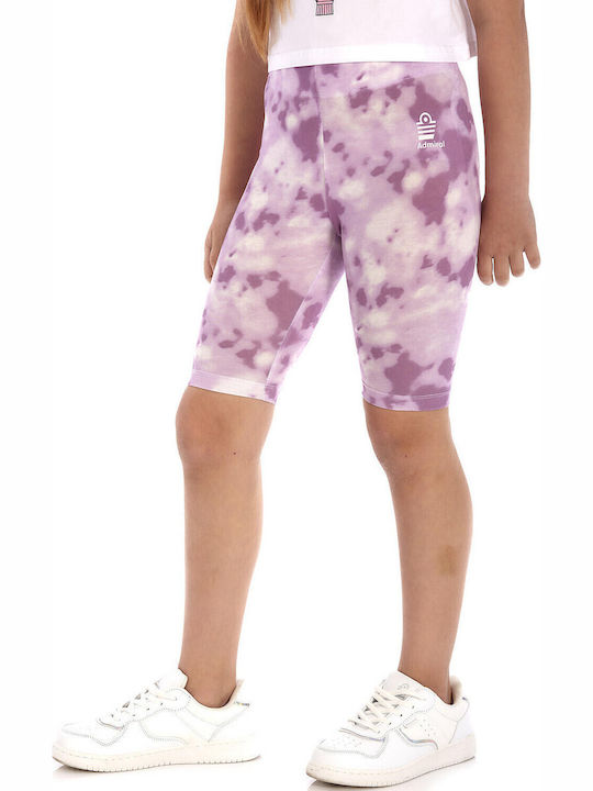 Kids Legging Cycling Short Purple