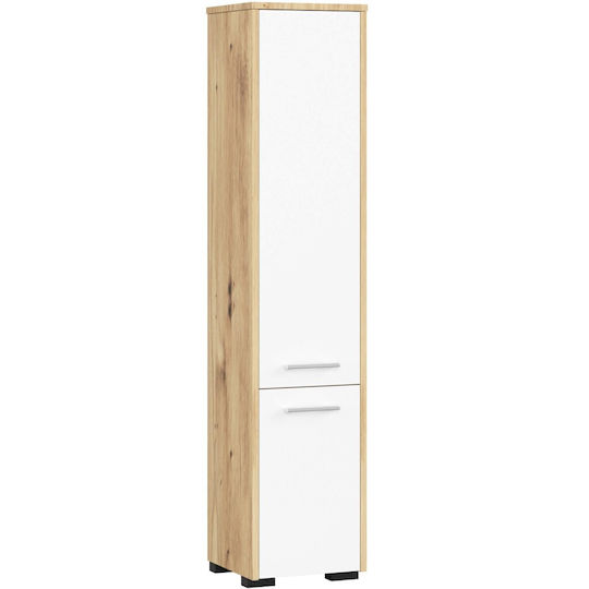 Akord Furniture Factory Coloană de Baie de Pardoseală M30xA30xÎ140cm Stejar