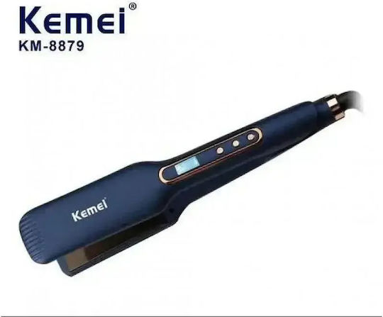 Kemei KM-8879 Πρέσα Μαλλιών με Κεραμικές Πλάκες 55W