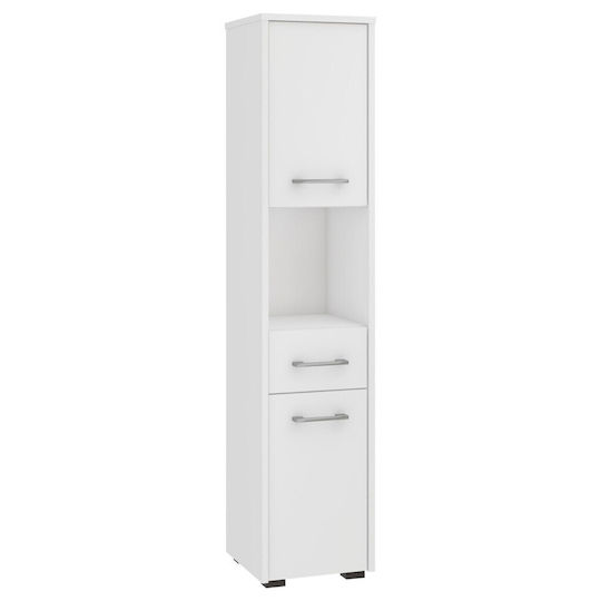 Akord Furniture Factory Coloană De Baie De Pardoseală M30xA30xÎ140cm Albă