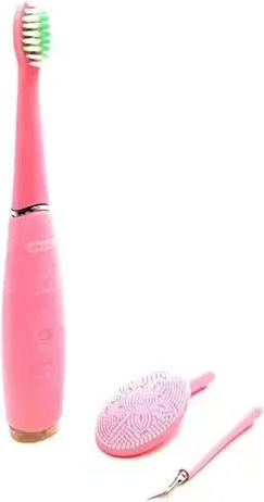 Andowl Ηλεκτρική Συσκευή Καθαρισμού Δοντιών Water Flosser Dental Scaler - Ροζ Q-t192