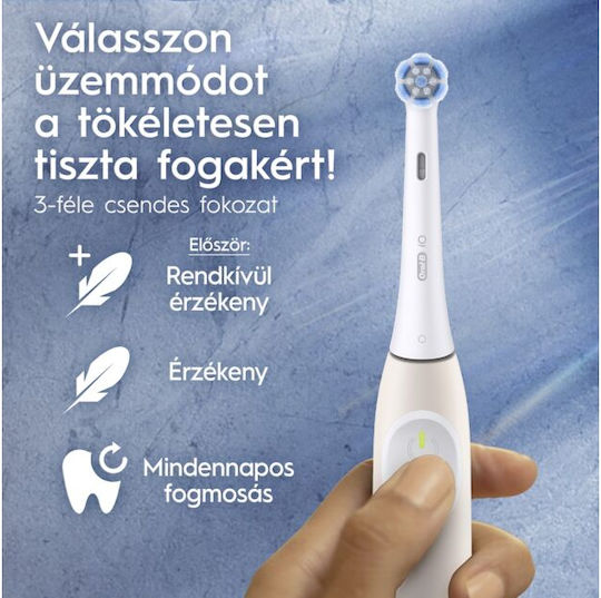 Oral-B iO 2 Series 2 Elektrische Zahnbürste mit Drucksensor Calm Pink