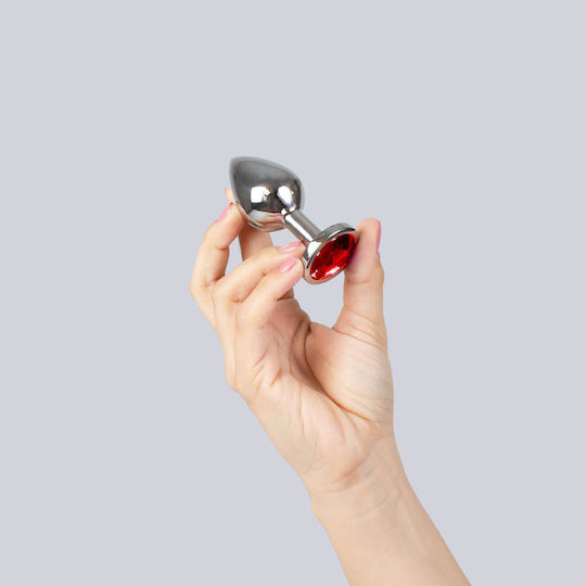 Secretplay Plug & Play Anal Plug Medium Red 8.5cm