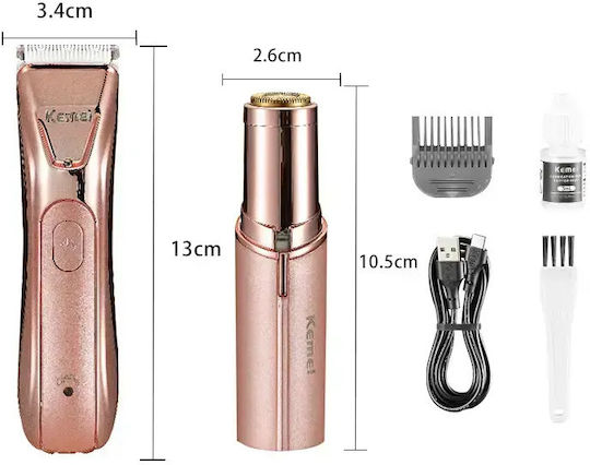 Kemei Αποτριχωτική Μηχανή Epilator για το Σώμα Km-259