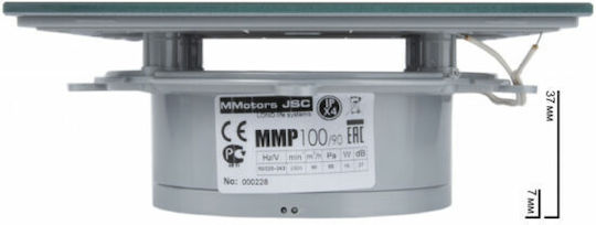 Mmotors Wandmontage Lüfter für das Badezimmer Gray