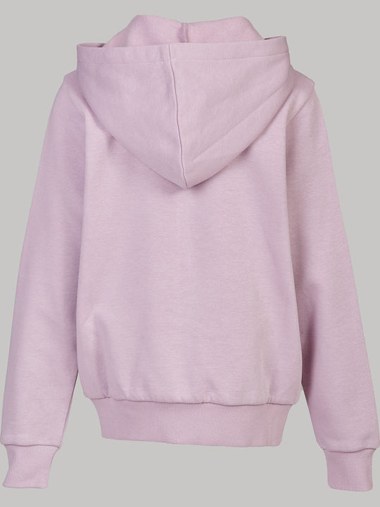 Cardigan pentru copii De bumbac cu Glugă Violet