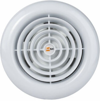 Mmotors De perete Ventilator de Baie Alb