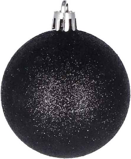 Christmas Ball Set 20 Pieces 3 Designs 4cm Black