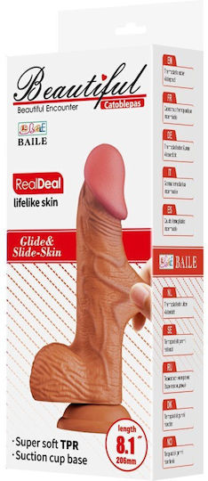 Dildo Realistisches Dildo Mit Saugnapf Braun