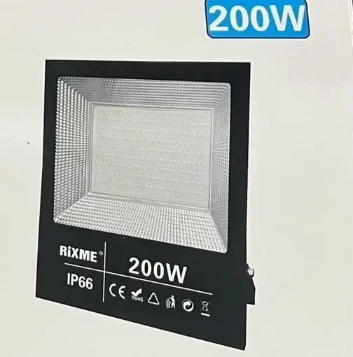 Rixme Rz.hjg Στεγανός Προβολέας LED 200W Ψυχρό Λευκό IP66