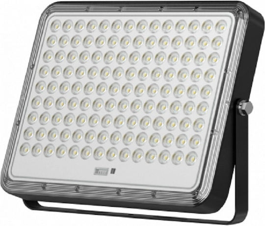 Optonica Στεγανός Ηλιακός Προβολέας LED 25W Ψυχρό Λευκό 6000K με Τηλεχειριστήριο IP65