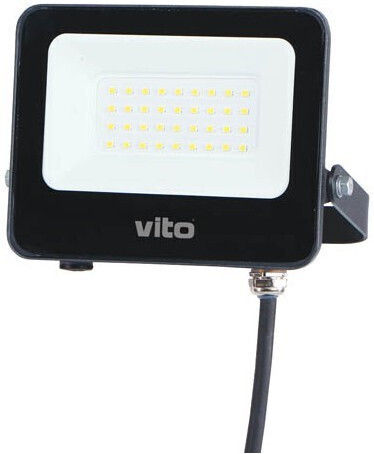 Vito Στεγανός Προβολέας LED 20W Φυσικό Λευκό 4000K IP65