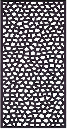 Spalier Garten Mosaic aus Kunststoff in Grau Farbe 100x200cm
