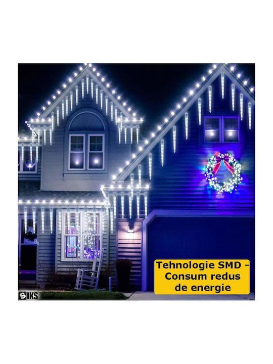 Λαμπάκια LED 2μ. Ψυχρό Λευκό τύπου Μετεωρίτης