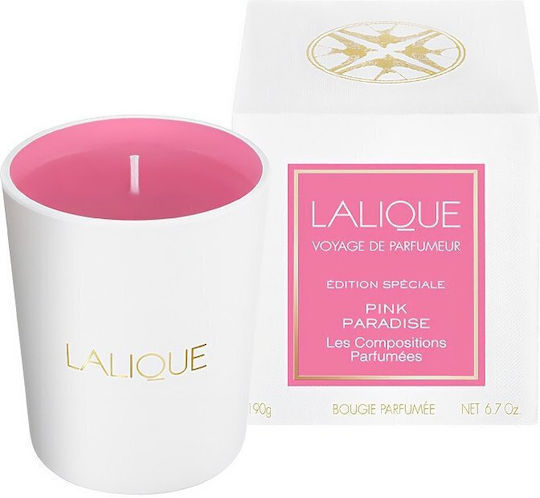 Lalique Les Compositions Parfumees Pink Paradise Scented Candle 190 G Unisex