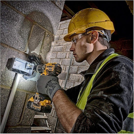 DEWALT DCK428P3T Set Angle Wheel & Impact Drill Driver & Impact Driver & Hammer Brushless 18V with 3 Batteries 5Ah and Case