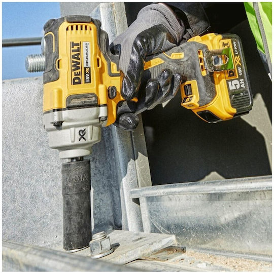 DEWALT DCK428P3T Set Angle Wheel & Impact Drill Driver & Impact Driver & Hammer Brushless 18V with 3 Batteries 5Ah and Case