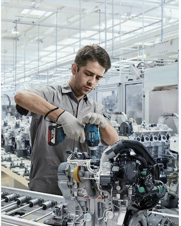 Bosch 06019K0003 Set Drill Driver & Impact Driver 18V with 2 Batteries 5Ah - 2Ah and Case