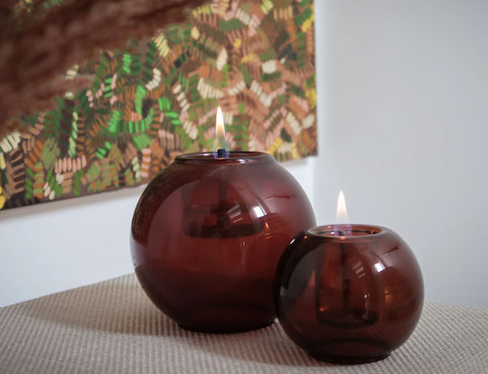 Tenderflame Bioethanol Fireplace Indoor / Outdoor Brown