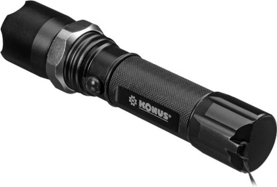 Konus Rechargeable Flashlight LED with Maximum Brightness 200lm Light