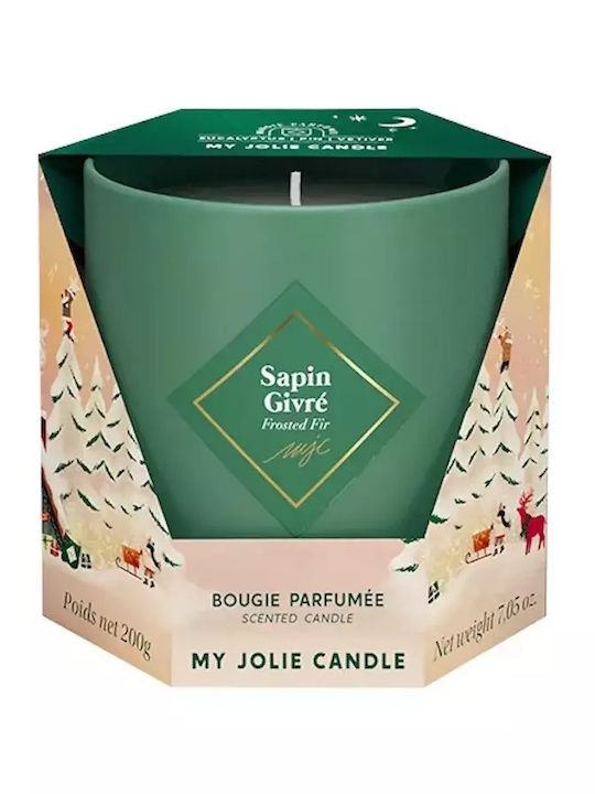 My Jolie Candle Noel Frosted Pine Gold Bracelet Christmas Candle Jewelry Bracelet Surprise