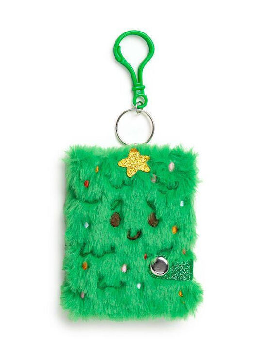 Puckator Xmas Μπρελοκ Σημειωματαριο Λουτρινο A7 4 Σχεδια