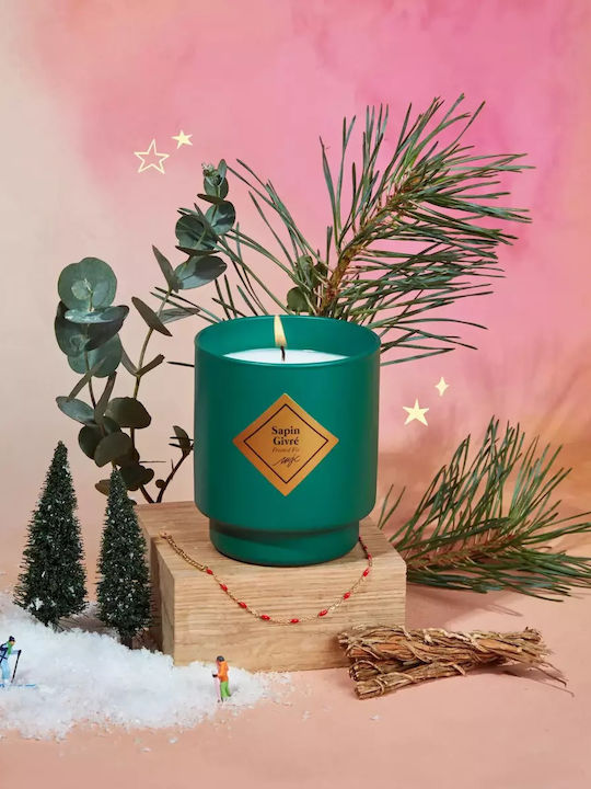 My Jolie Candle Noel Frosted Pine Gold Bracelet Christmas Candle Jewelry Bracelet Surprise