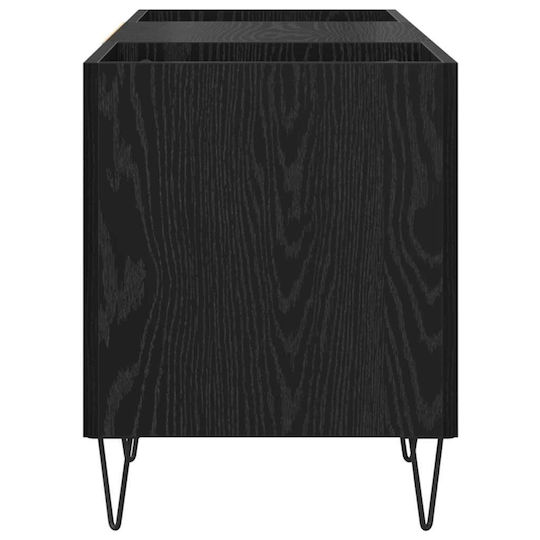 vidaXL Hi-Fi Furniture Black 38x121x48cm