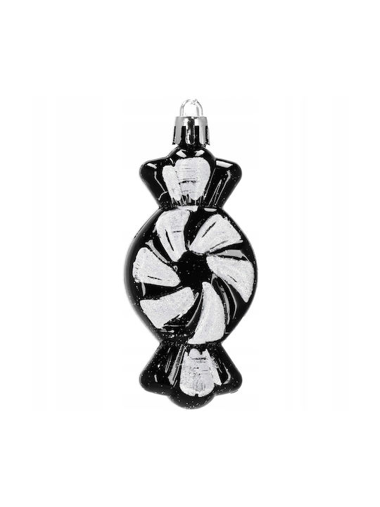 Set Ornamente De Crăciun Pentru Brad Globuri Negre 77 Bucăți Diverse Mărimi