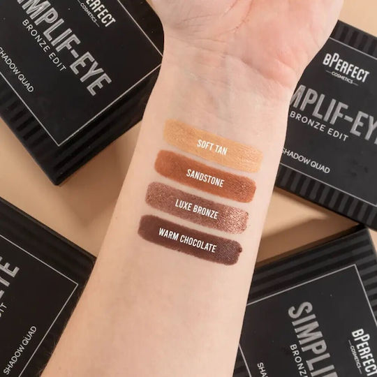 BPerfect Cosmetics Палитра със Сенки за Очи в Твърда Форма Bronze Edit
