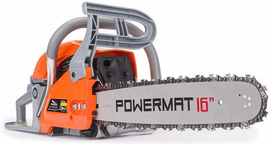 Powermat Αλυσοπρίονο Βενζίνης 4.9hp 6.15kg με Λάμα 40cm