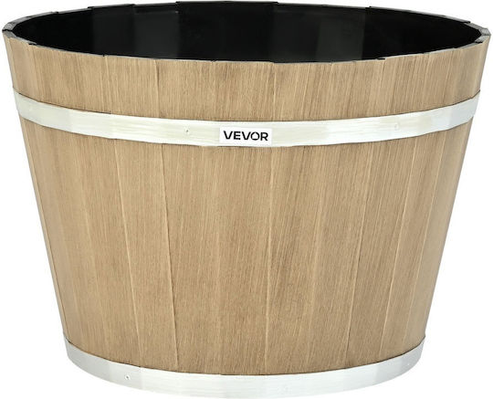 Vevor Σετ 4 Γλάστρες Πλαστικές Καφέ