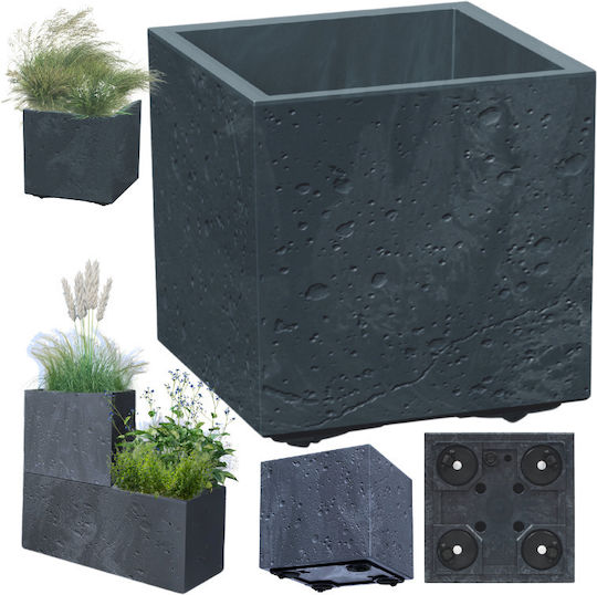 Prosperplast Γλάστρα Τσιμεντένια Anthracite
